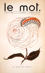 Capa de &39;Le Mot&39;, 13 de fevereiro de 1915 (colout litho)